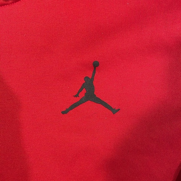 Red Jordan Zip Up Hoodie - Picture 4 of 5